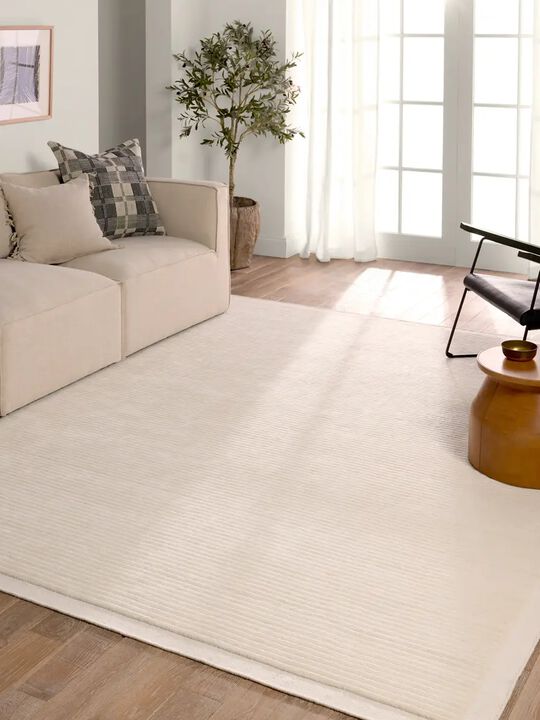 Racka Vayda White 9' x 12' Rug