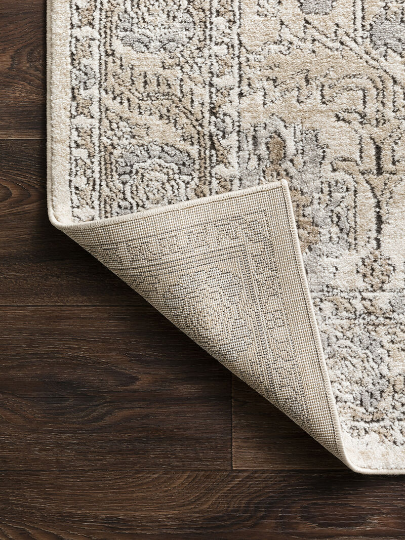 Teagan TEA03 Ivory/Sand 3'4" x 5'7" Rug