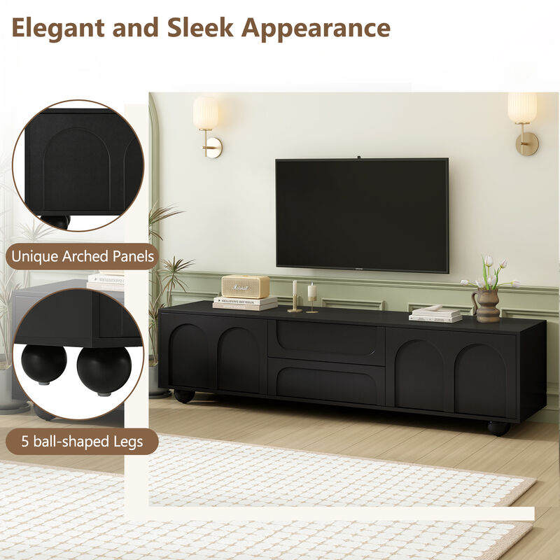 Merax Entertainment Center TV Stand for Living Room