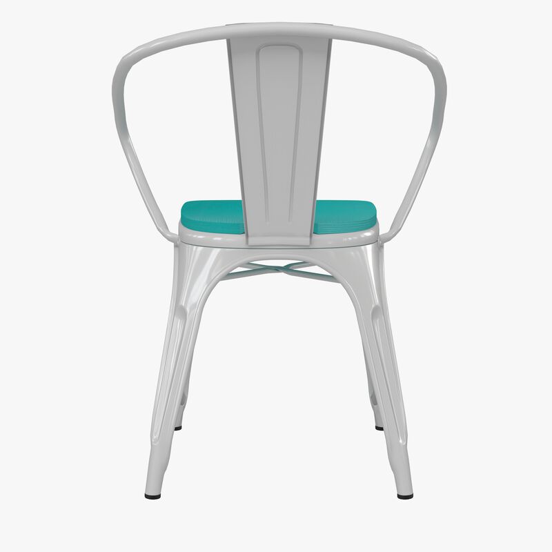 Metal Colorful Restaurant Chairs