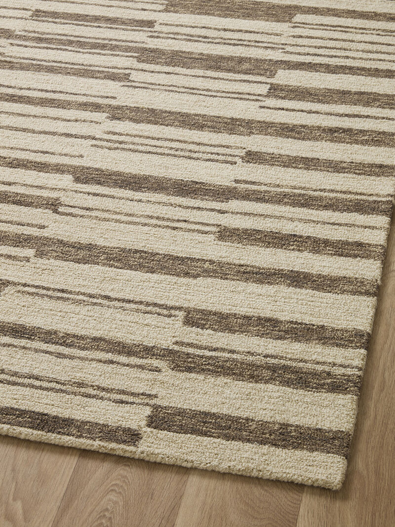Polly POL04 Beige/Tobacco 3'6" x 5'6" Rug