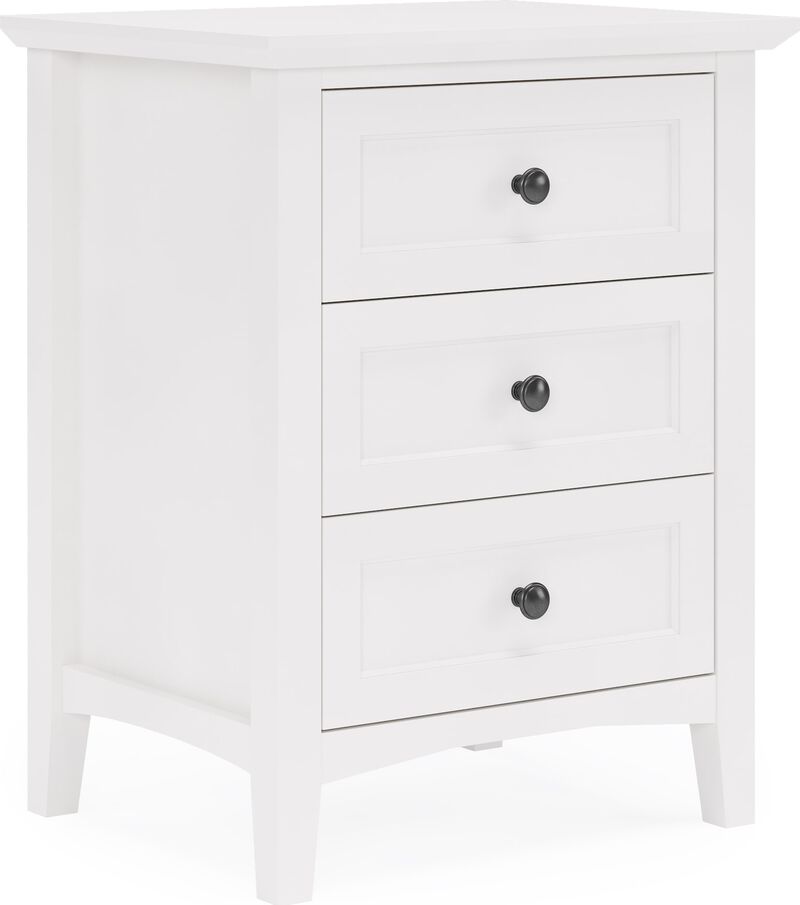 Grace Three Drawer Nightstand