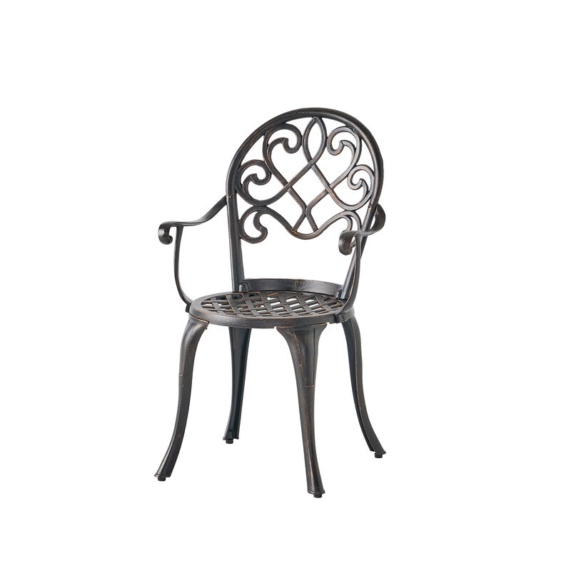 Outdoor Bistro Set with Ice Bucket for Entertaining