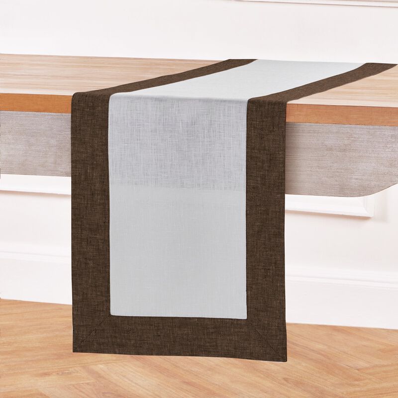 Solino Home 100% Pure Linen Table Runner | Contempo