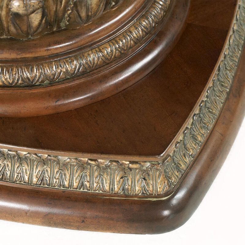 Michael Amini Villa Valencia Rectangular Dining Table - Classic Chestnut