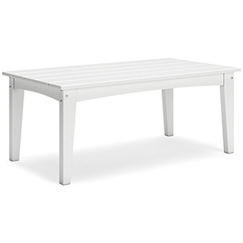 Hyland Wave Cocktail Table, White