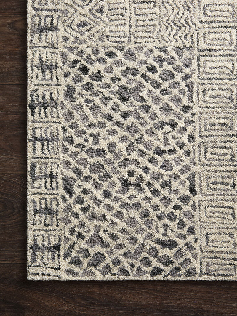 Peregrine PER06 Charcoal 3'6" x 5'6" Rug
