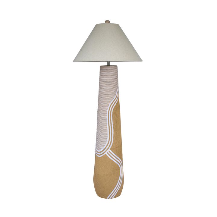 Harlee Natural Woven Floor Lamp Harlee Natural Woven Floor Lamp