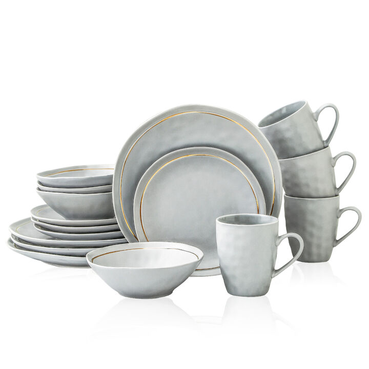 Stone Lain Clara Porcelain 32 Piece Dinnerware Set