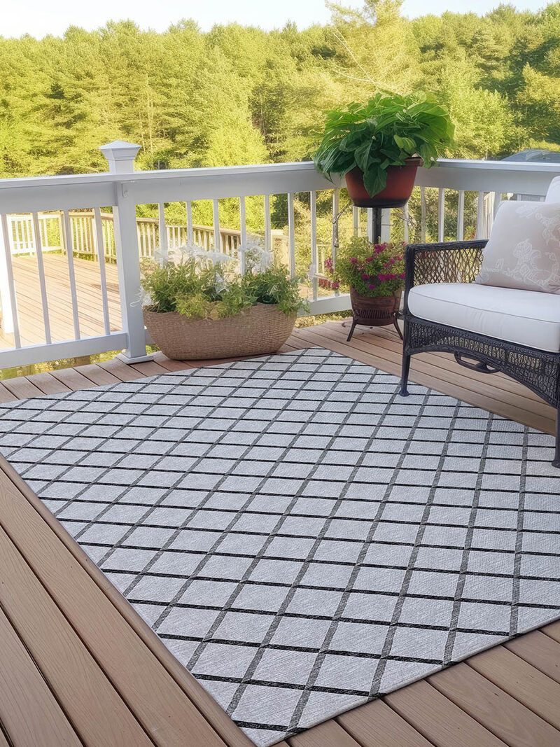 York YO1 Gray 8' x 10' Rug
