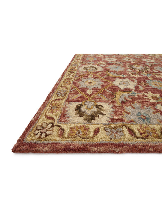Victoria VK09 Terracotta/Gold 5' x 7'6" Rug