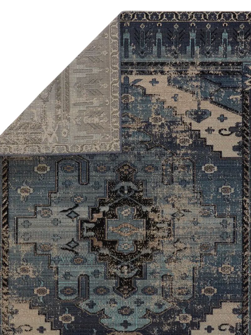 Polaris Cicero Blue 4' x 6' Rug