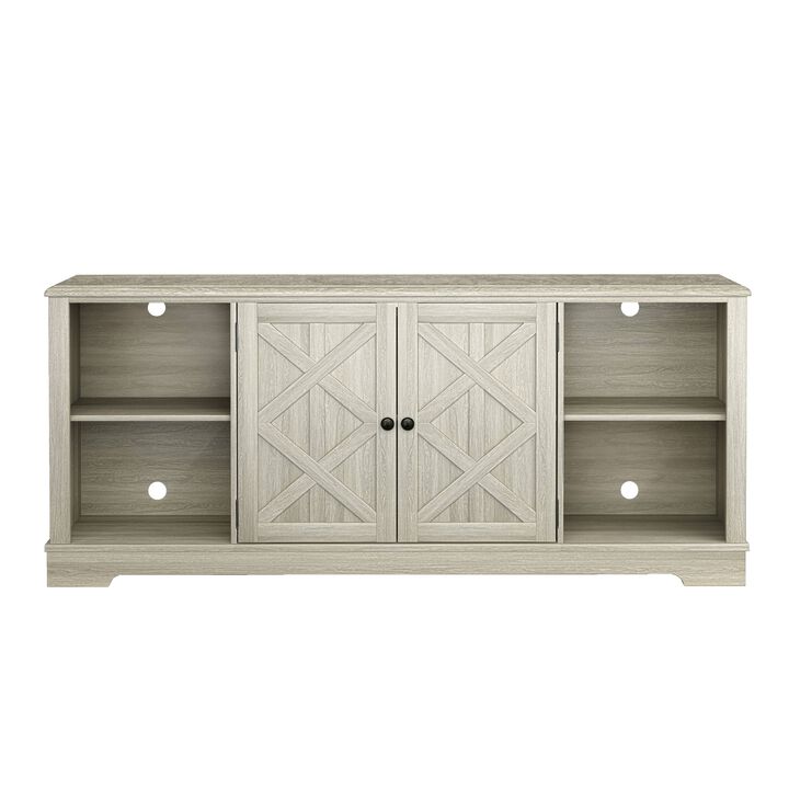 FESTIVO 70-inch Extra-Wide Rustic TV Stand for 80" TVs