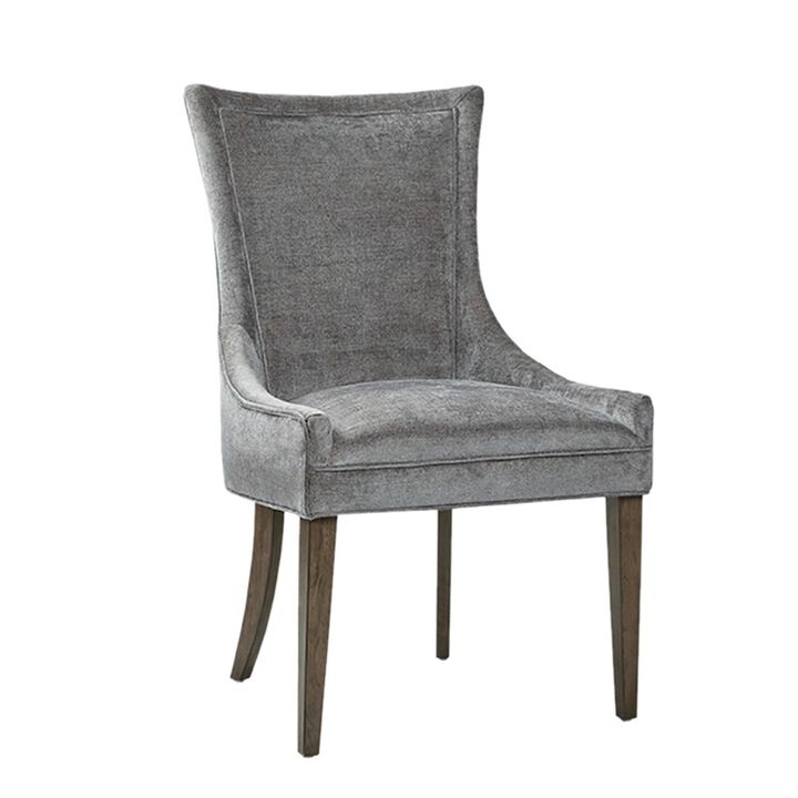 Gracie Mills Julienne Set of 2 Solid Wood High-Backed Dining Chairs