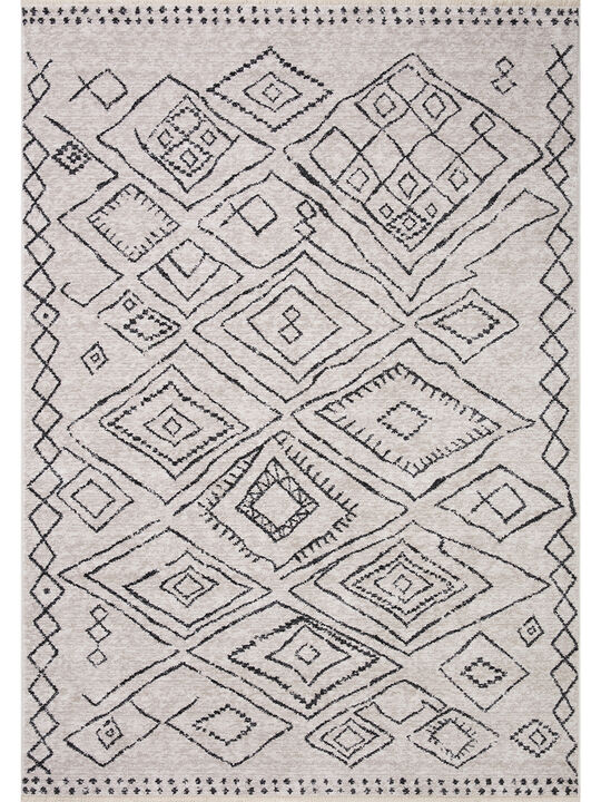 Vance VAN06 Dove/Charcoal 5'3" x 7'9" Rug