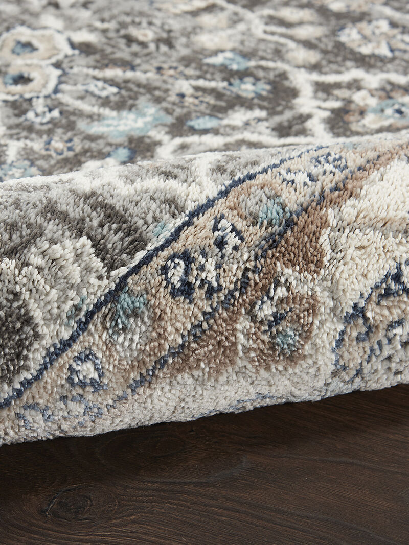American Manor AMR01 Gray/Ivory 3'11" x 5'11" Rug