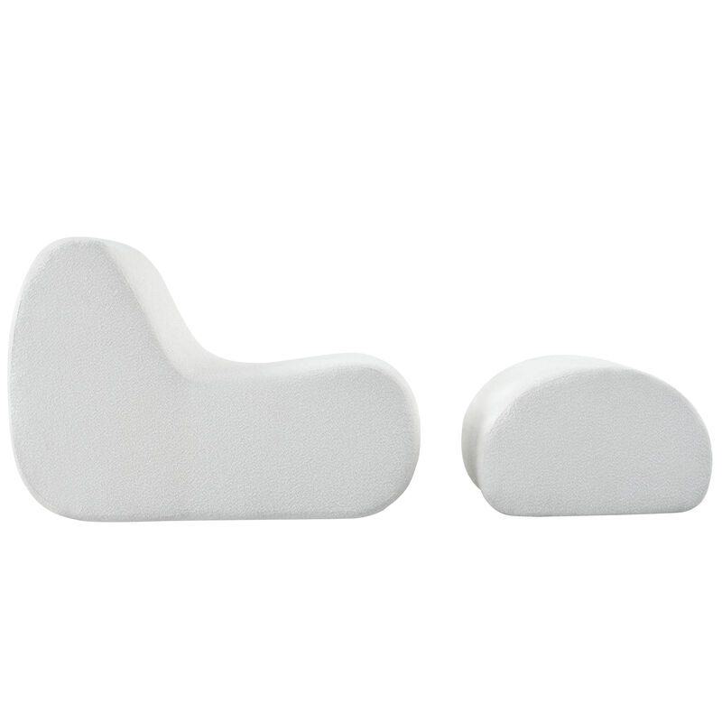 Merax Accent Chair with Ottoman