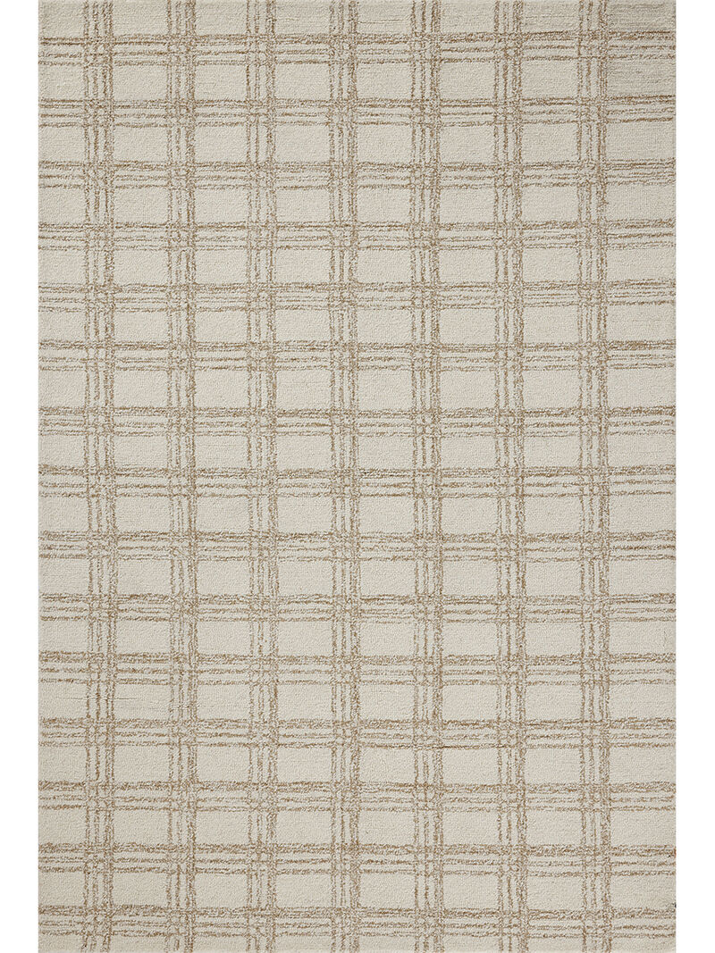 Polly POL-12 Cream / Sand 7''9" x 9''9" Rug by Chris Loves Julia