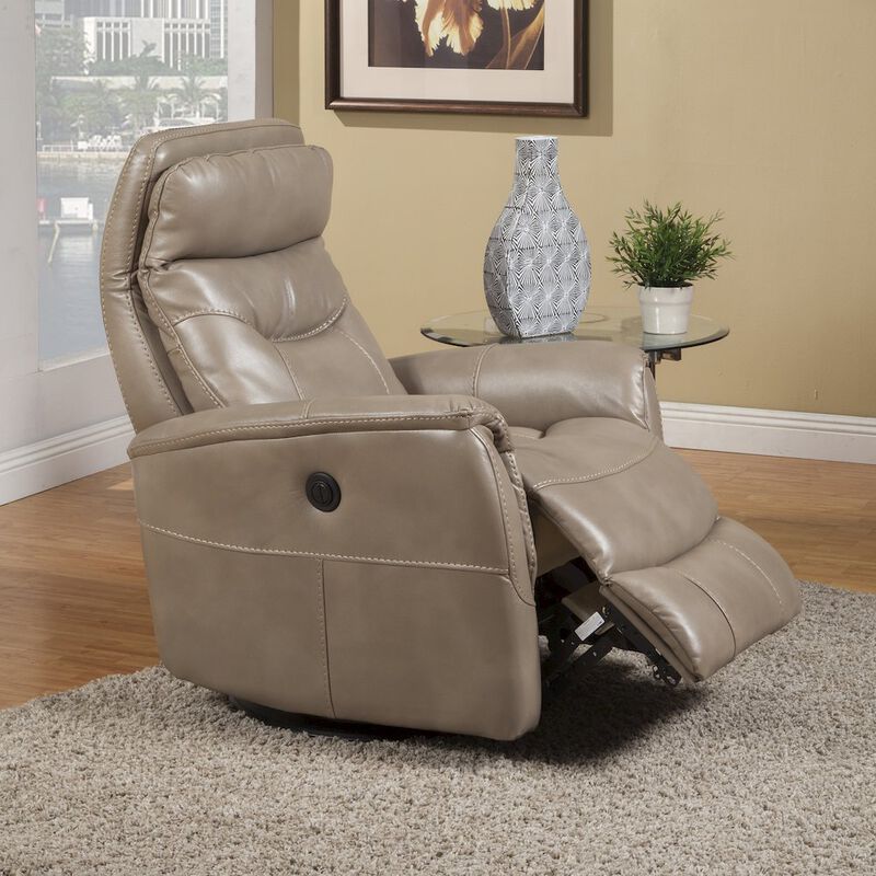 Parker Living Gemini - Linen Power Swivel Glider Recliner Two Pack