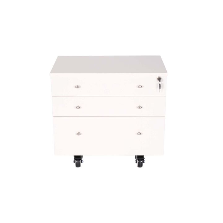 Joey Storage Cabinet (Ash White)