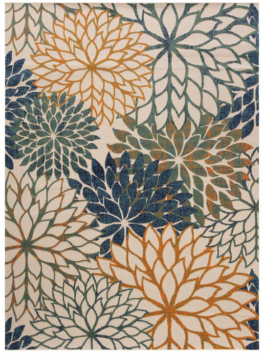 Aloha ALH05 Blue/Green 10' x 14' Rug