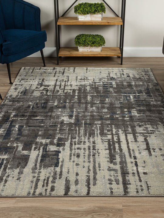Upton UP1 Pewter 3'3" x 5'1" Rug