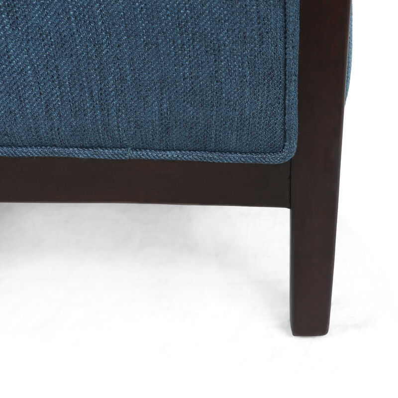 Merax Push-back Fabric Recliner Chair with Birch Wood Frame