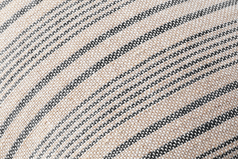 Elaine PMH0031 Beige/Navy 13''x21'' Polyester Pillow by Magnolia Home by Joanna Gaines x Loloi