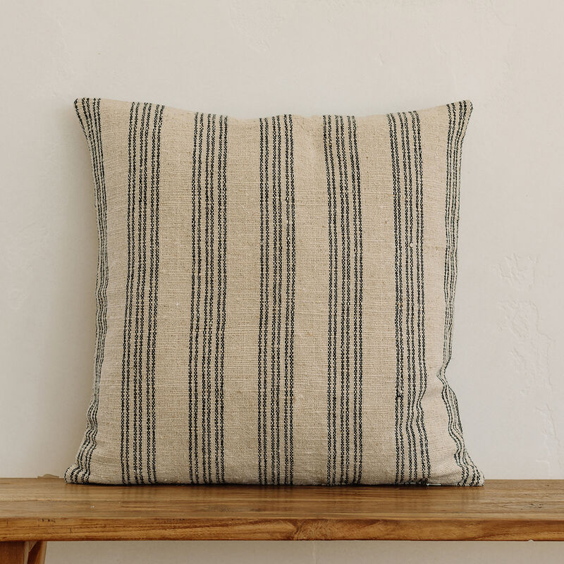 Natural Harmony Cotton Nettle Stripe Pillow