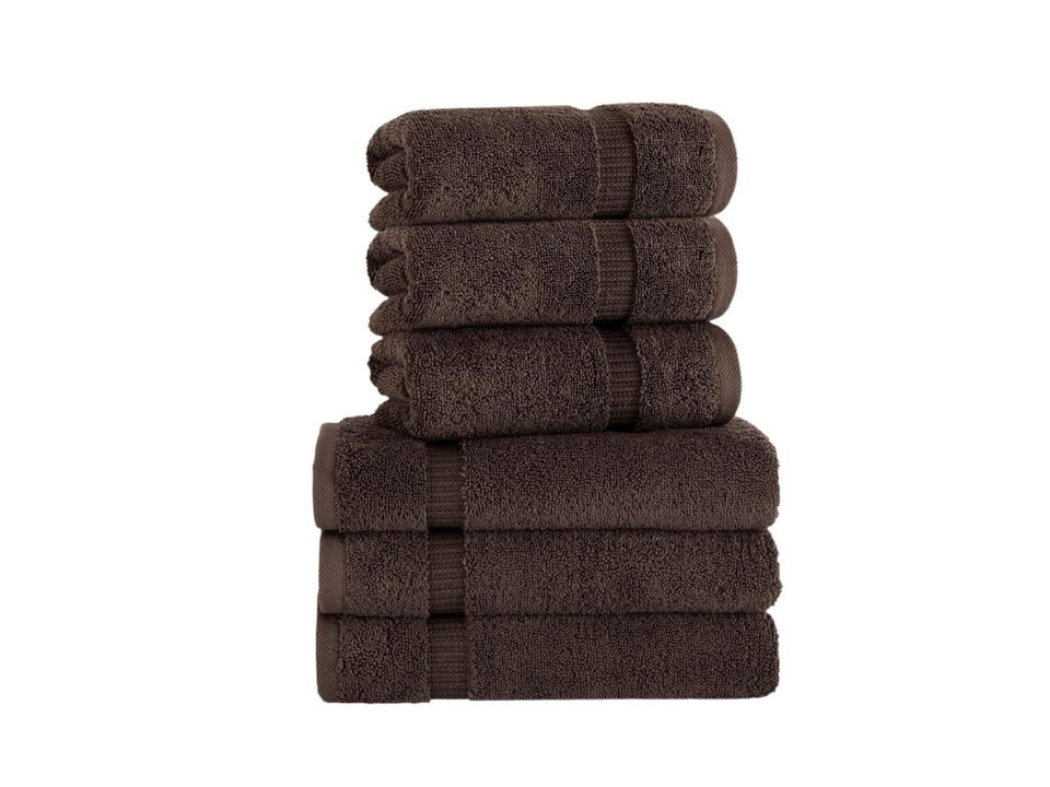 Royal Turkish Towels Villa Collection 6PC Hand Towel Set