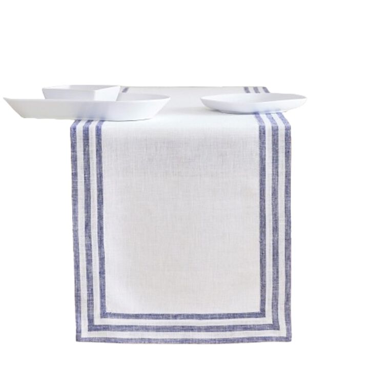 Solino Home 100% Pure Linen Table Runner | Mila