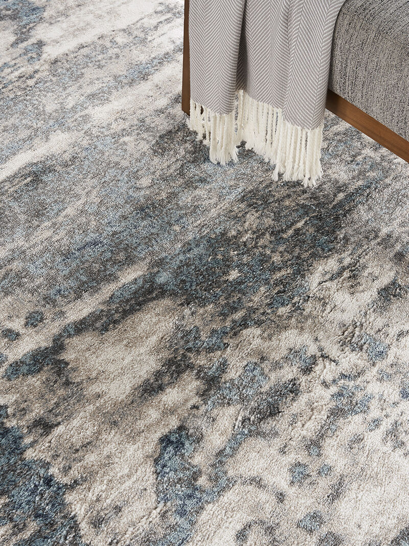 American Manor AMR04 Ivory/Blue 3'11" x 5'11" Rug