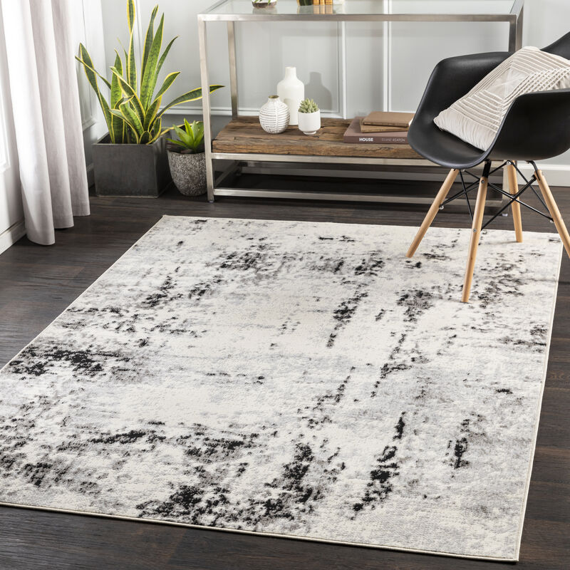 Pisa PSS-2303 7'10' x 10' Gray Rug