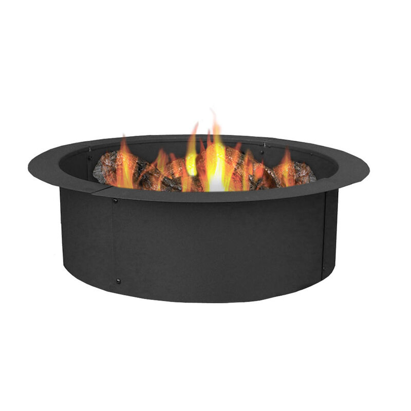 Sunnydaze 27 in Heavy-Duty Steel Above/In-Ground Fire Pit Ring Liner