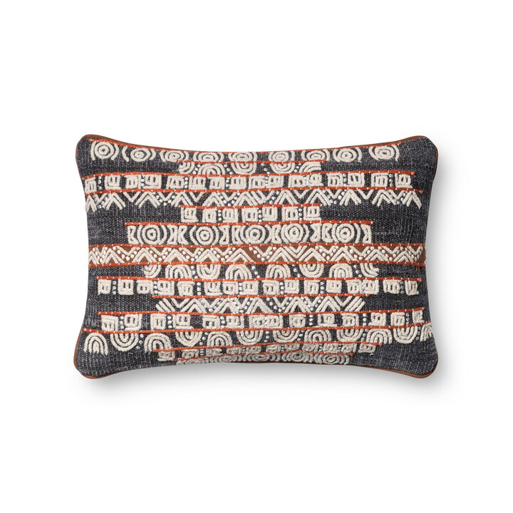 P0378 Blue/Rust 13"x21" Down Pillow