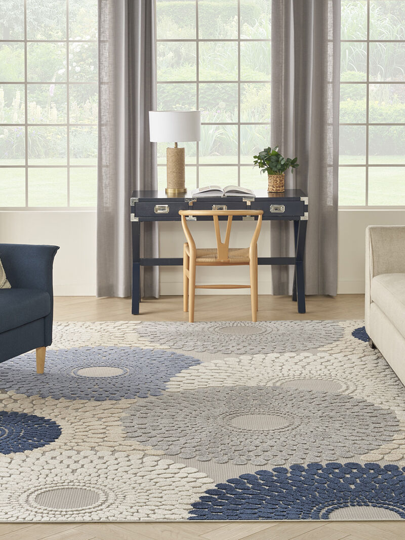 Aloha ALH29 Blue/Gray 3'6" x 5'6" Rug