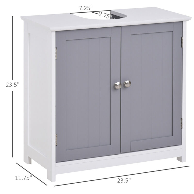 Bathroom Storage Cabinet with Shelves & Doors for Stylish & Space-Saving Organization