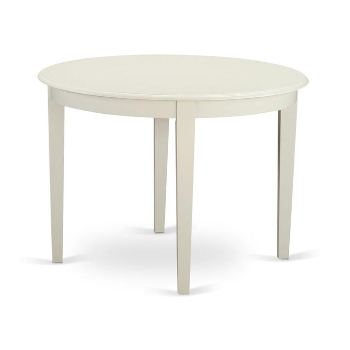 East West Furniture Boston  table  42  Round  with  4  tapered  legs