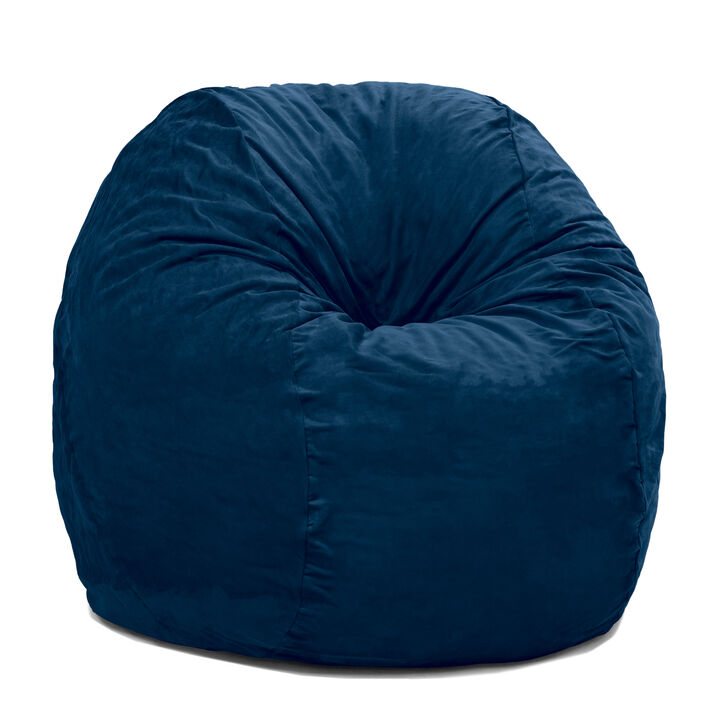 Jaxx Saxx 4 Foot Round Bean Bag w/ Removable Cover Jaxx Saxx 4 Foot Round Bean Bag w/ Removable Cover