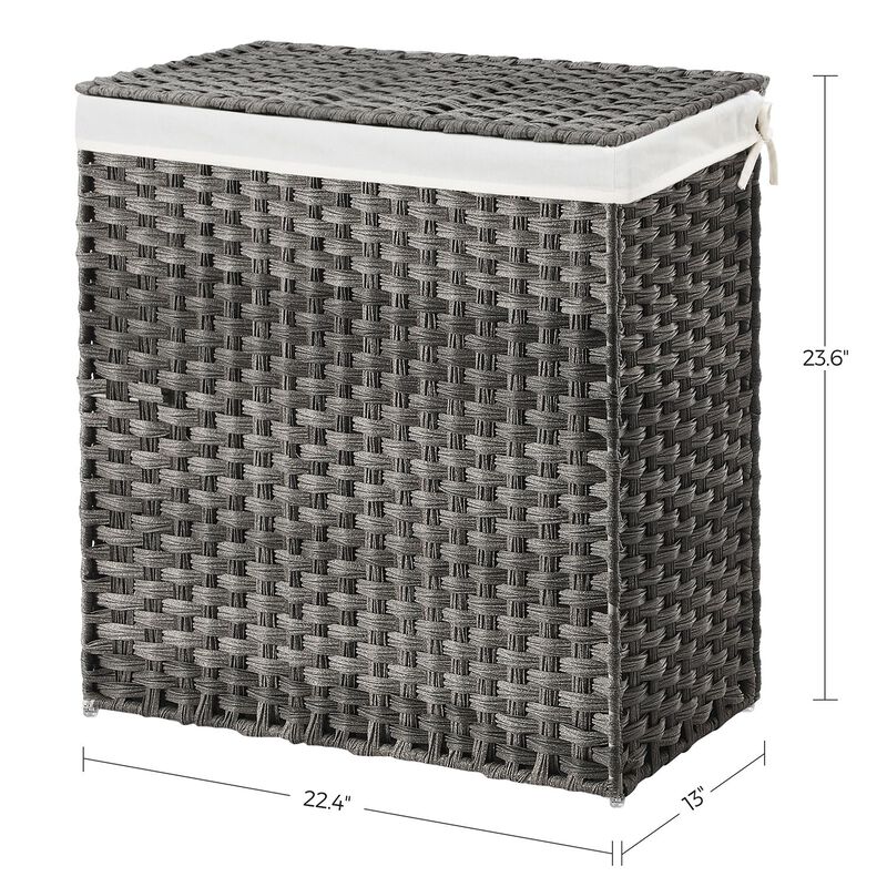 Collapsible Laundry Hamper Space-Saving Design with Easy-to-Carry Handles