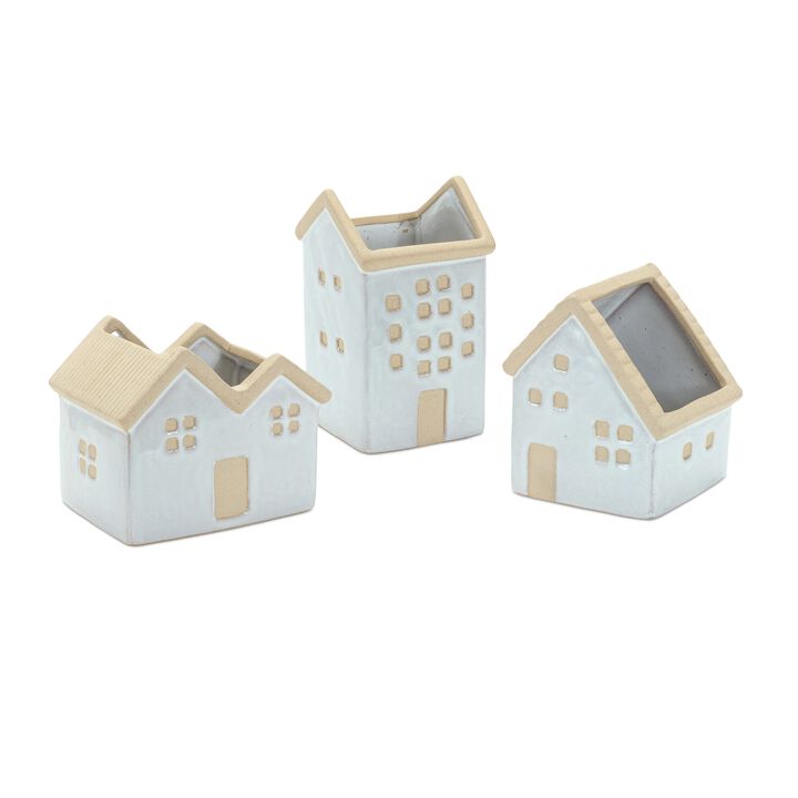 Charming House Planter for Whimsical Garden and Home Décor (Set of 3)