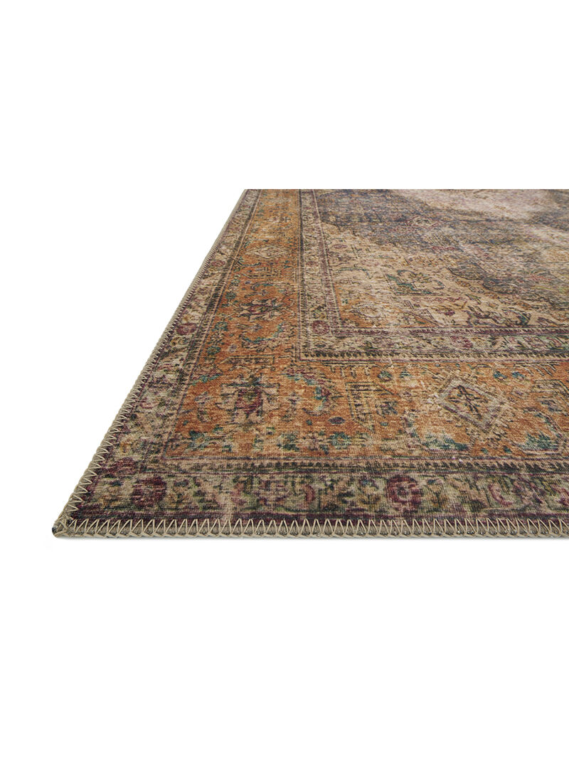 Loren LQ02 Plum/Multi 3'6" x 5'6" Rug