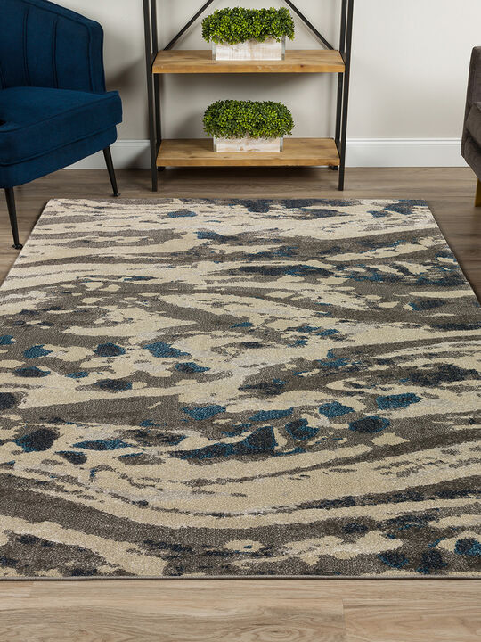 Upton UP2 Pewter 3'3" x 5'1" Rug