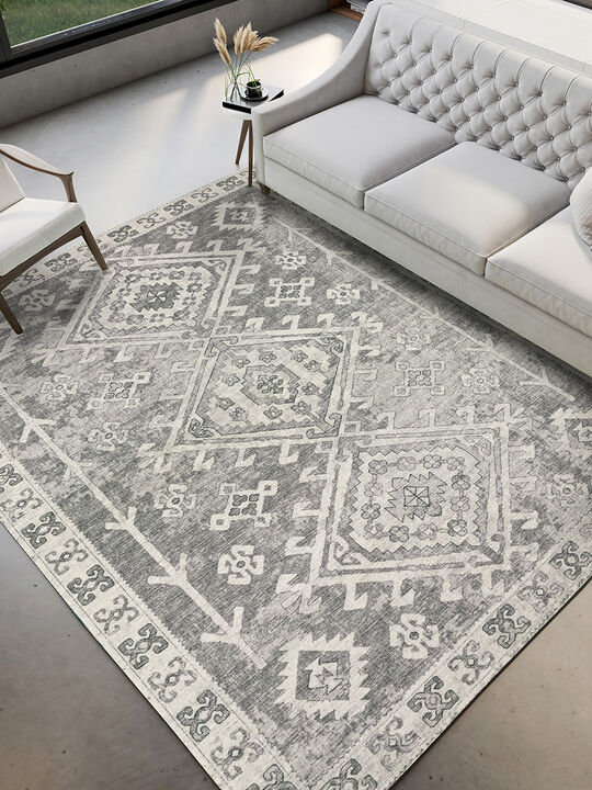 Brisbane BR2 Silver 5' x 7'6" Rug