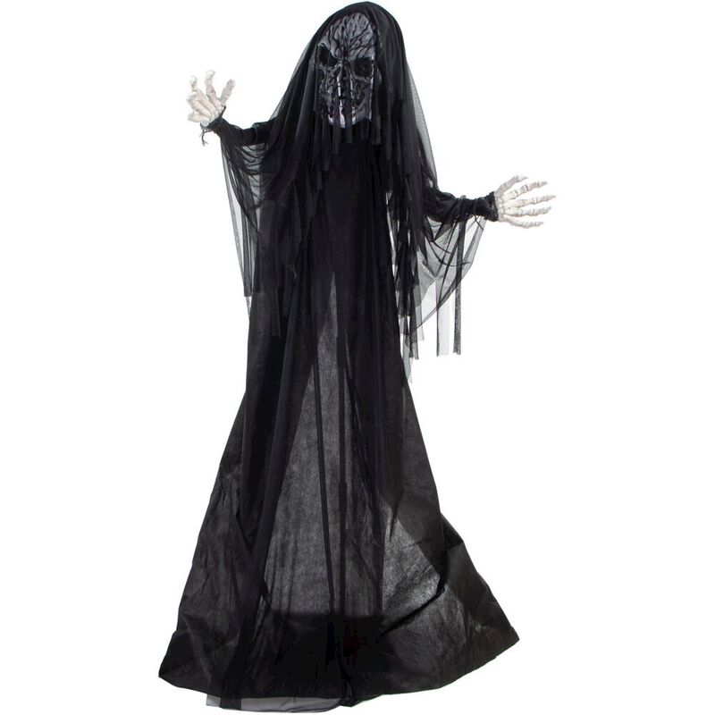 Haunted Hill Farm 60'' Standing Animated Reaching Reaper Ghoul
