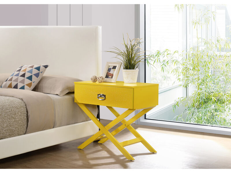 Xavier 1-Drawer Nightstand (25 in. H x 16 in. W x 27 in. D)