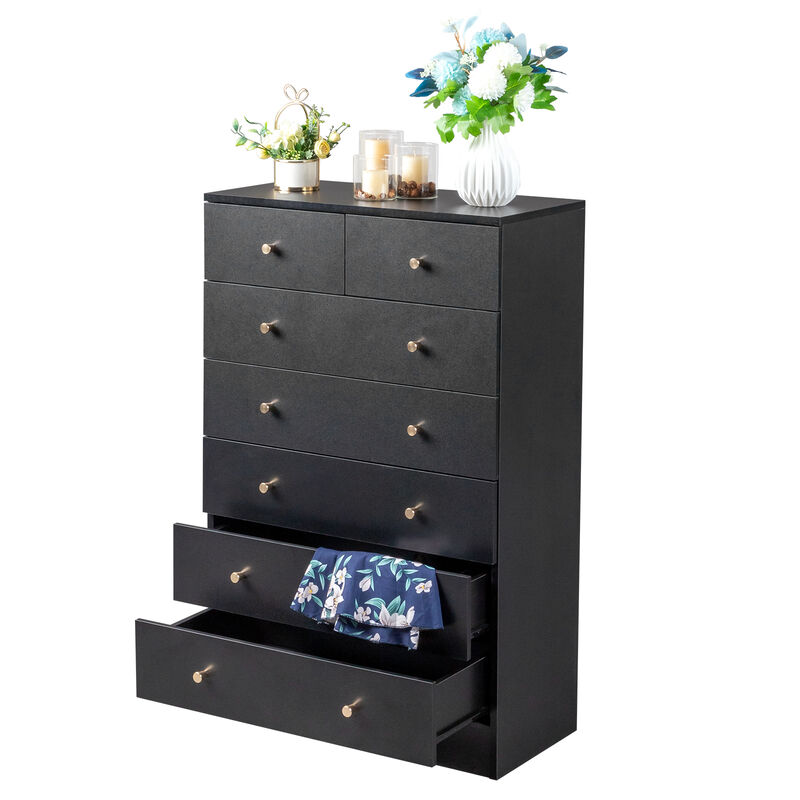 Modern 7-Drawer Dresser, Sleek and Simple Storage for Bedroom or Living Room