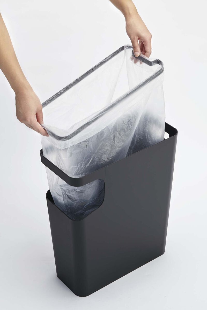 Side Table Trash Can