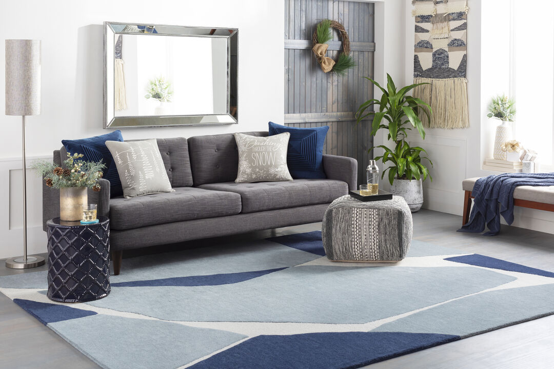 Kennedy KDY-3017 4' x 6' Blue Rug