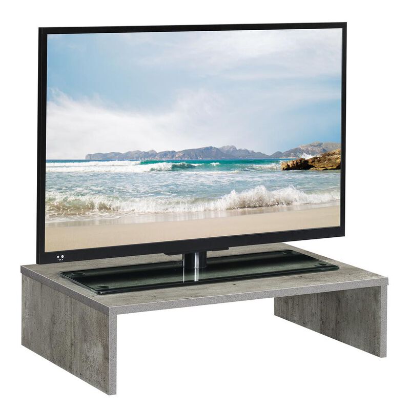 Convenience Concepts Designs2Go Small TV/Monitor Riser for TVs up to 26 Inches Faux Birch
